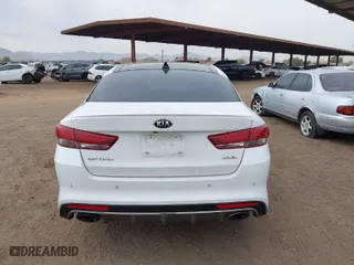 2016 Kia Optima SXL Turbo with VIN 5XXGV4L28GG012037, listed as a IAAI auction lot 41535468 with 160,366 mi miles. Bid and sale history available at carsss.com. Image 16.