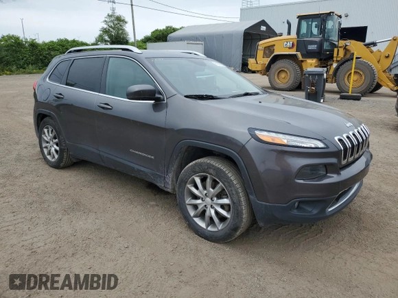 2018 Jeep Cherokee Limited with VIN 1C4PJMDX2JD535187, listed as a Copart auction lot 61587885 with 142,982 mi miles and Salvage title. Bid and sale history available at DreamBid. Image 4.