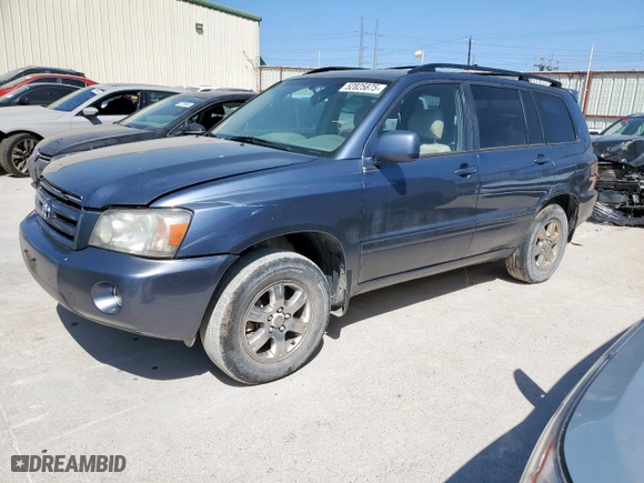 2007 Toyota Highlander w/3rd Row with VIN JTEDP21A870139217, listed as a Copart auction lot 52825875 with 204,333 mi miles and Clean Title. Bid and sale history available at carsss.com. Image 1.