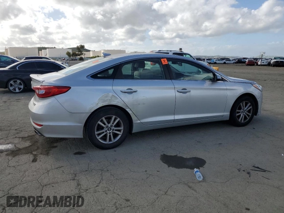 2017 Hyundai Sonata 2.4L with VIN 5NPE24AF4HH572164, listed as a Copart auction lot 50996045 with 99,418 mi miles and Salvage Title. Bid and sale history available at carsss.com. Image 3.