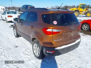 2018 Ford EcoSport SE with VIN MAJ3P1TE6JC217595, listed as a IAAI auction lot 41578372 with 133,368 mi miles and . Bid and sale history available at DreamBid. Image 3.