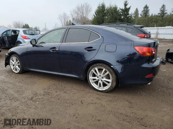 2006 Lexus IS 350 with VIN JTHBE262965000071, listed as a Copart auction lot 82420324 with 203,383 mi miles and Clean title. Bid and sale history available at DreamBid. Image 2.