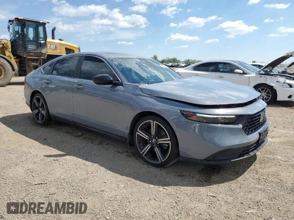 2023 Honda Accord Sport with VIN 1HGCY2F58PA054169, listed as a Copart auction lot 55756215 with 24,150 mi miles and Salvage title. Bid and sale history available at DreamBid. Image 4.