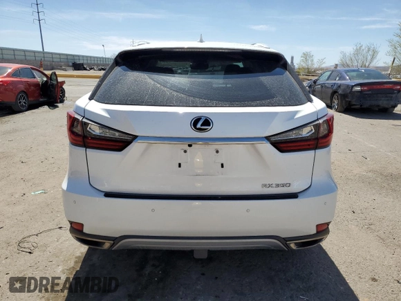 2022 Lexus RX 350 with VIN 2T2HZMDA0NC341393, listed as a Copart auction lot 47565305 with 27,724 mi miles and Salvage Title. Bid and sale history available at DreamBid. Image 6.