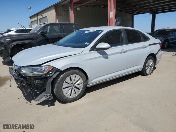 2019 Volkswagen Jetta S with VIN 3VWC57BU1KM142037, listed as a Copart auction lot 48244025 with 100,848 mi miles and Clean Title. Bid and sale history available at carsss.com. Image 1.