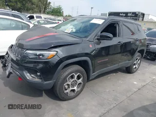2022 Jeep Compass Trailhawk с VIN 3C4NJDDB1NT227990, выставлен на аукционе IAAI как лот 42574077 с пробегом Не указан миль и . История ставок и продаж доступна на DreamBid. Изображение 2.