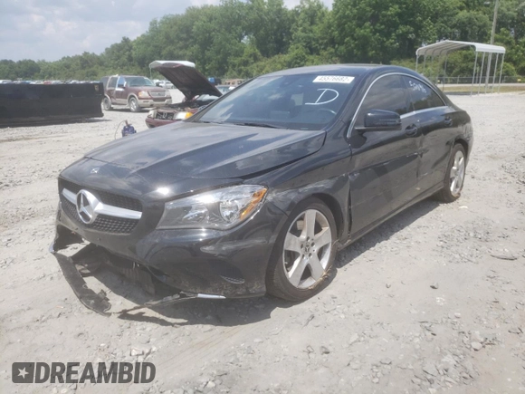 2018 Mercedes-Benz CLA with VIN WDDSJ4EB8JN609578, listed as a Copart auction lot 45576682 with 52,096 mi miles. Bid and sale history available at carsss.com. Image 2.
