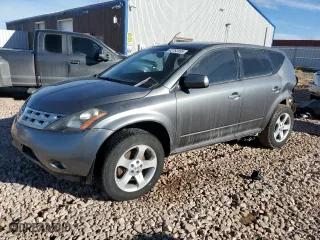 2005 Nissan Murano S with VIN JN8AZ08W45W434496, listed as a Copart auction lot 42763165 with 194,468 mi miles and Clean Title. Bid and sale history available at carsss.com. Image 1.