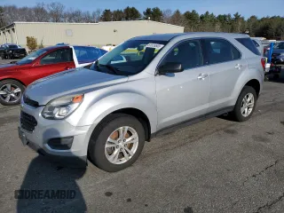 2016 Chevrolet Equinox LS with VIN 2GNFLEEK5G6224849, listed as a Copart auction lot 51519505 with Not Provided miles and Salvage Title. Bid and sale history available at DreamBid. Image 1.