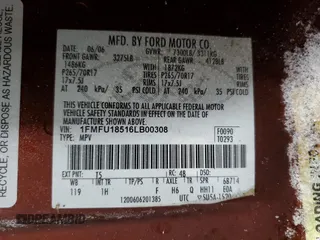 2006 Ford Expedition Eddie Bauer with VIN 1FMFU18516LB00308, listed as a Copart auction lot 44136305 with 203,633 mi miles and Clean Title. Bid and sale history available at carsss.com. Image 13.
