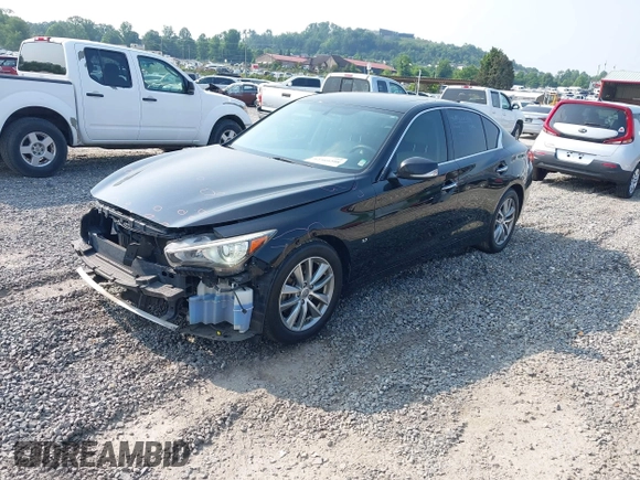 2015 Infiniti Q50 Premium with VIN JN1BV7AP5FM334429, listed as a IAAI auction lot 42389298 with 146,126 mi miles and . Bid and sale history available at DreamBid. Image 2.