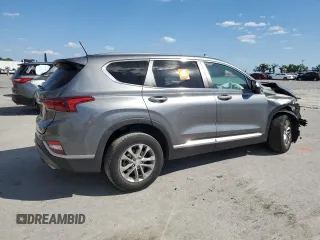 2020 Hyundai Santa Fe SE with VIN 5NMS23ADXLH157562, listed as a Copart auction lot 50577945 with 106,890 mi miles and Non Repairable. Bid and sale history available at carsss.com. Image 3.