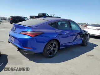 2023 Acura Integra w/A-Spec Package with VIN 19UDE4H38PA007485, listed as a Copart auction lot 71814614 with 13,992 mi miles and Salvage Title. Bid and sale history available at carsss.com. Image 3.