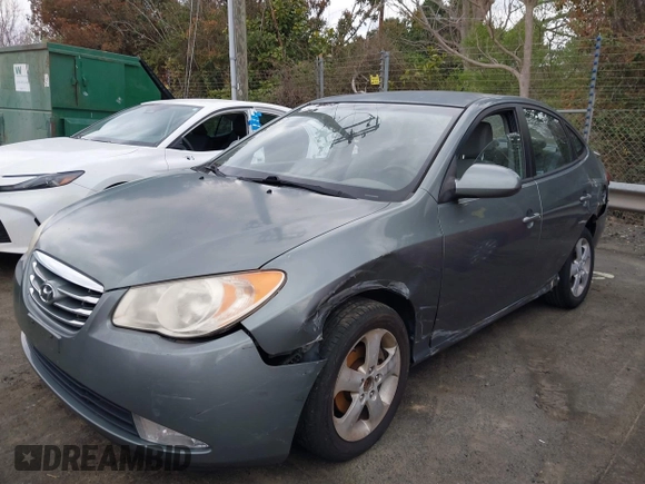 2010 Hyundai Elantra GLS with VIN KMHDU4AD9AU016685, listed as a IAAI auction lot 41852371 with 193,150 mi miles and . Bid and sale history available at DreamBid. Image 2.