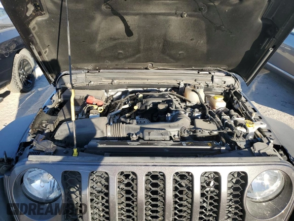2024 Jeep Wrangler Sport S with VIN 1C4PJXDG9RW204575, listed as a Copart auction lot 46354145 with 29,874 mi miles and Salvage title. Bid and sale history available at DreamBid. Image 12.