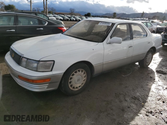 1991 Lexus LS z VIN JT8UF11E8M0085206, wystawiony jako Copart lot #41449595 z przebiegiem 325 852 mil mil oraz Czysty tytuł • Clean title. Historia ofert i sprzedaży dostępna na DreamBid. Obrazek 1.
