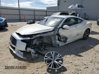 2021 Infiniti Q60 Luxe с VIN JN1EV7KK3MM411019, выставлен на аукционе Copart как лот 55130715 с пробегом 28 039 миль миль и Списание • Salvage title. История ставок и продаж доступна на DreamBid. Изображение 1.