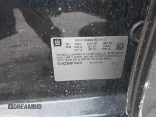 2014 Chevrolet Malibu LT with VIN 1G11C5SL8EF284720, listed as a IAAI auction lot 41978100 with 125,899 mi miles and . Bid and sale history available at DreamBid. Image 9.