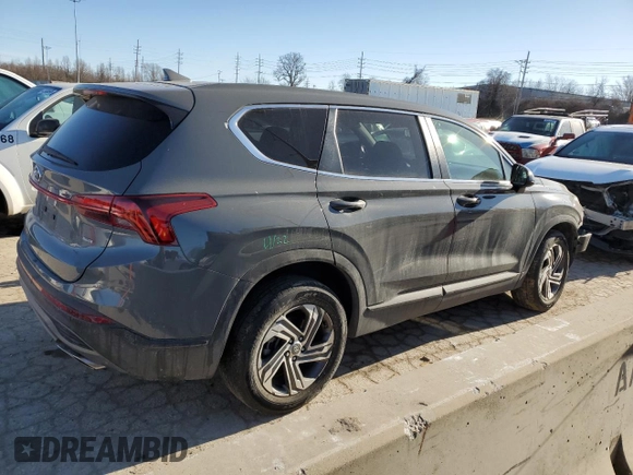 2022 Hyundai Santa Fe SE with VIN 5NMS1DAJ4NH408545, listed as a Copart auction lot 42714235 with 29,082 mi miles and Salvage Title. Bid and sale history available at carsss.com. Image 3.