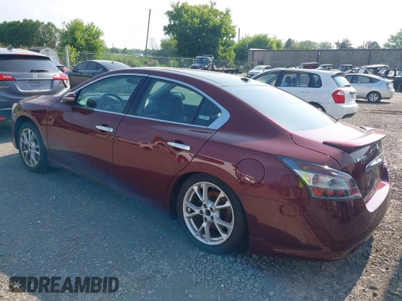 2013 Nissan Maxima S with VIN 1N4AA5AP6DC834584, listed as a IAAI auction lot 42661244 with 97,849 mi miles and . Bid and sale history available at DreamBid. Image 3.