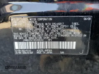2008 Toyota RAV4 with VIN JTMBD35V185208244, listed as a Copart auction lot 50785505 with 115,729 mi miles and Salvage Title. Bid and sale history available at carsss.com. Image 15.