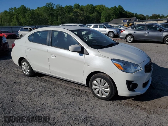 2020 Mitsubishi Mirage G4 ES with VIN ML32F3FJ2LHF07082, listed as a Copart auction lot 53023144 with 14,948 mi miles. Bid and sale history available at carsss.com. Image 4.