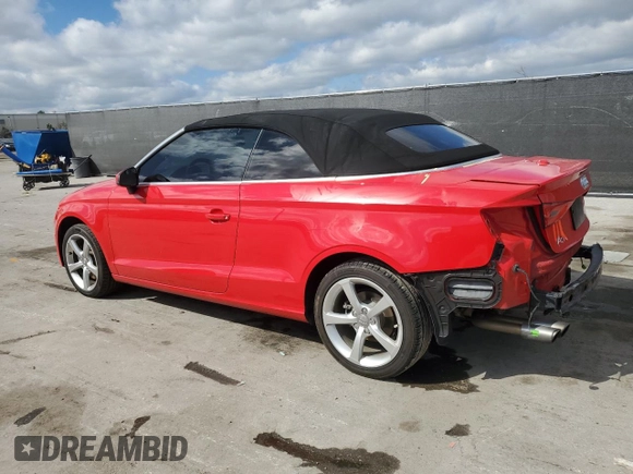2015 Audi A3 1.8T Premium with VIN WAU6CLFF8F1036565, listed as a Copart auction lot 45479685 with 75,519 mi miles and Salvage Title. Bid and sale history available at carsss.com. Image 2.
