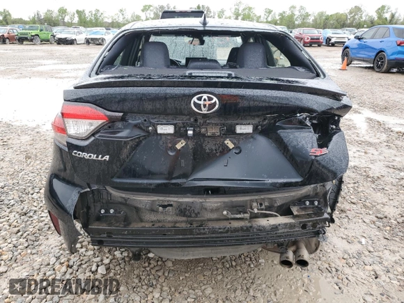 2023 Toyota Corolla SE with VIN JTDS4MCE4P3514602, listed as a Copart auction lot 50750075 with 45,624 mi miles and Salvage Title. Bid and sale history available at DreamBid. Image 6.