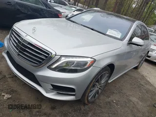 2017 Mercedes-Benz S 550 with VIN WDDUG8CB1HA315801, listed as a IAAI auction lot 41910121 with 46,439 mi miles and . Bid and sale history available at carsss.com. Image 2.