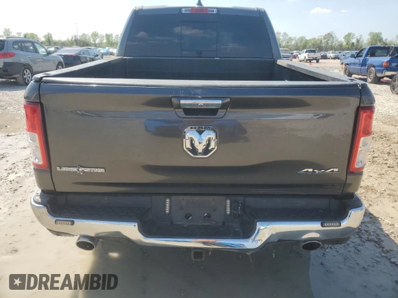 2019 Ram 1500 Big Horn/Lone Star with VIN 1C6SRFFT7KN668488, listed as a Copart auction lot 49491965 with 118,440 mi miles and Salvage Title. Bid and sale history available at carsss.com. Image 6.