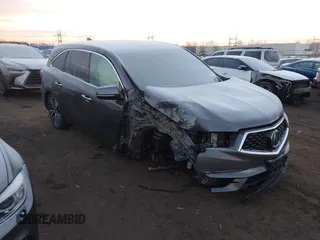 2018 Acura MDX w/Technology Pkg with VIN 5J8YD4H52JL006608, listed as a IAAI auction lot 41333760 with 90,791 mi miles. Bid and sale history available at carsss.com. Image 1.