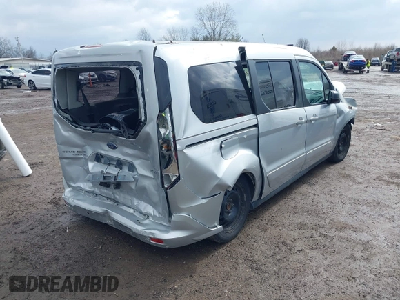 2020 Ford Transit Connect XLT with VIN NM0GE9F21L1465878, listed as a IAAI auction lot 41623436 with 66,083 mi miles and . Bid and sale history available at DreamBid. Image 4.