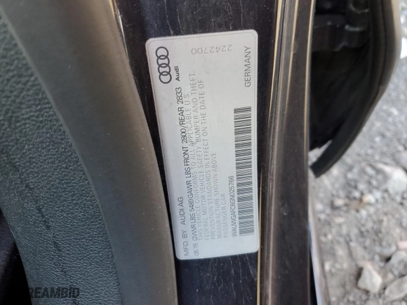 2016 Audi A7 3.0 Premium Plus with VIN WAUWGAFC6GN025766, listed as a Copart auction lot 40046403 with 76,821 mi miles. Bid and sale history available at carsss.com. Image 13.