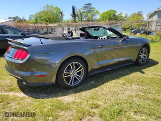 2015 Ford Mustang EcoBoost Premium with VIN 1FATP8UH5F5383331, listed as a IAAI auction lot 42032039 with 69,960 mi miles. Bid and sale history available at carsss.com. Image 4.