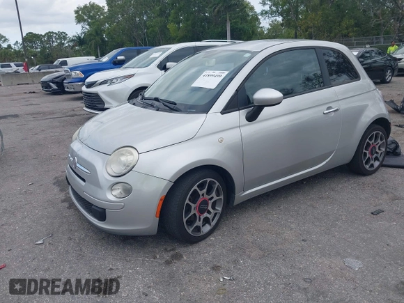 2013 FIAT 500 Pop with VIN 3C3CFFAR3DT531041, listed as a IAAI auction lot 41899499 with 121,429 mi miles. Bid and sale history available at carsss.com. Image 17.
