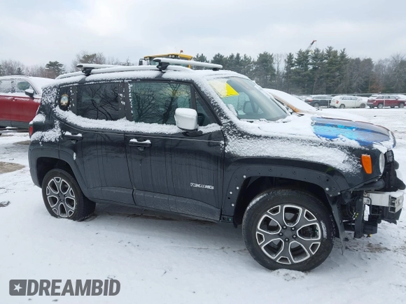 2018 Jeep Renegade Limited with VIN ZACCJBDB6JPH06029, listed as a IAAI auction lot 41364624 with 117,711 mi miles and . Bid and sale history available at DreamBid. Image 13.