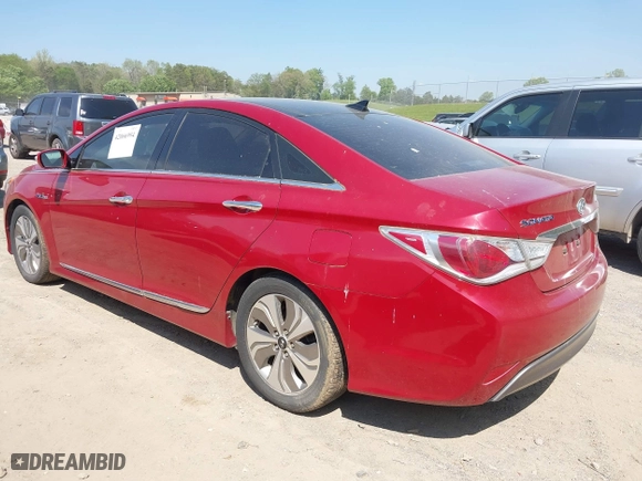 2013 Hyundai Sonata Hybrid with VIN KMHEC4A46DA080504, listed as a IAAI auction lot 42066994 with 107,888 mi miles. Bid and sale history available at carsss.com. Image 3.