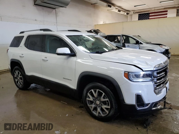 2021 GMC Acadia SLE with VIN 1GKKNRL43MZ160876, listed as a Copart auction lot 88781795 with 32,915 mi miles and Salvage Title. Bid and sale history available at carsss.com. Image 4.
