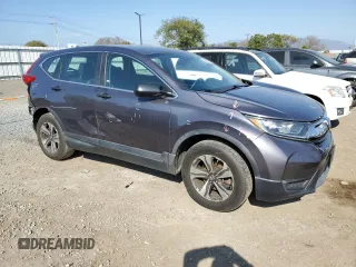 2019 Honda CR-V LX with VIN 2HKRW5H38KH418961, listed as a Copart auction lot 50594165 with 81,425 mi miles and Salvage Title. Bid and sale history available at DreamBid. Image 4.