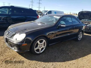 2005 Mercedes-Benz CLK 500 with VIN WDBTJ75J55F122201, listed as a Copart auction lot 75910714 with 122,599 mi miles and Clean Title. Bid and sale history available at DreamBid. Image 1.
