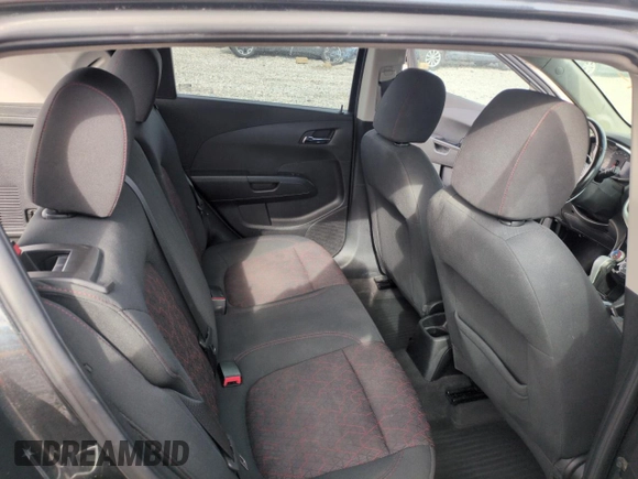 2017 Chevrolet Sonic LT with VIN 1G1JD6SB8H4104808, listed as a Copart auction lot 43740025 with 76,731 mi miles and Salvage Title. Bid and sale history available at carsss.com. Image 10.