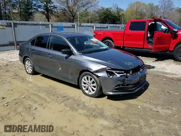 2015 Volkswagen Jetta SE with VIN 3VWD17AJXFM259533, listed as a Copart auction lot 52295555 with 170,886 mi miles and Salvage title. Bid and sale history available at DreamBid. Image 13.