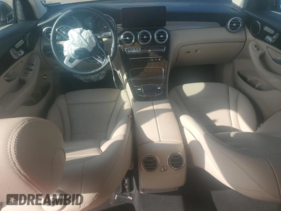 2021 Mercedes-Benz GLC 300 with VIN W1N0G8DB4MV279217, listed as a Copart auction lot 56144895 with 34,886 mi miles and Salvage title. Bid and sale history available at DreamBid. Image 8.