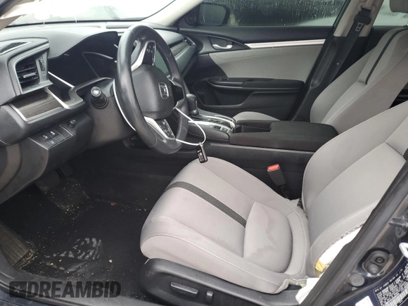 2019 Honda Civic Sedan EX with VIN JHMFC1F31KX003734, listed as a Copart auction lot 46680985 with 30,722 mi miles and Salvage Title. Bid and sale history available at carsss.com. Image 7.
