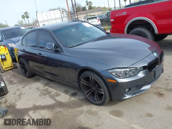 2013 BMW 3 Series 328i xDrive with VIN WBA3B5C55DF590806, listed as a IAAI auction lot 41759329 with 99,847 mi miles. Bid and sale history available at carsss.com. Image 1.