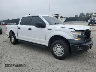 2017 Ford F-150 XL with VIN 1FTEW1EF1HKE26819, listed as a Copart auction lot 49218415 with 100,433 mi miles and Salvage Title. Bid and sale history available at carsss.com. Image 4.