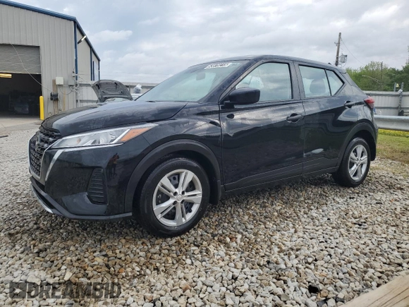 2024 Nissan Kicks S with VIN 3N1CP5BV3RL538516, listed as a Copart auction lot 53878215 with 21,662 mi miles and Clean Title. Bid and sale history available at carsss.com. Image 1.