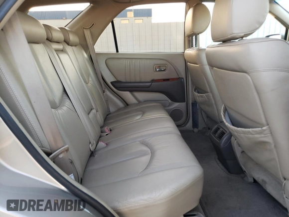 2002 Lexus RX 300 with VIN JTJGF10U120148857, listed as a Copart auction lot 81227254 with 160,267 mi miles and Salvage Title. Bid and sale history available at DreamBid. Image 11.
