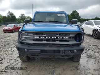 2021 Ford Bronco with VIN 1FMDE5BH9MLB02593, listed as a Copart auction lot 59632675 with 64,833 mi miles and Salvage title. Bid and sale history available at DreamBid. Image 5.