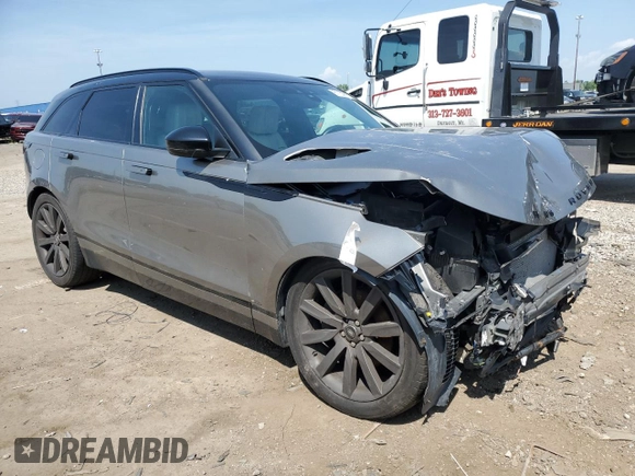 2018 Land Rover Range Rover Velar R-Dynamic HSE with VIN SALYM2RV4JA730077, listed as a Copart auction lot 61153625 with Not provided miles and Clean title. Bid and sale history available at DreamBid. Image 4.